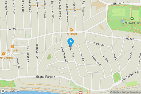 Map location for 48 & 48a Beach Avenue, Leigh-on-Sea, Essex, SS9 1HW