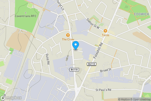 Map location for 6 - 8 Welford Place, Coventry, CV6 5NZ