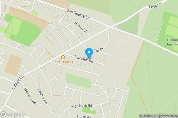 Map location for 30 Leicester Road, Dinnington, Sheffield, S25 2PX
