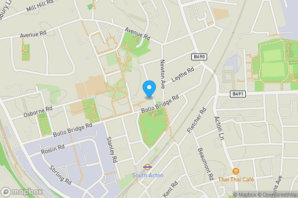 Map location for 37 Bollo Bridge Road, Acton London W3 8AT