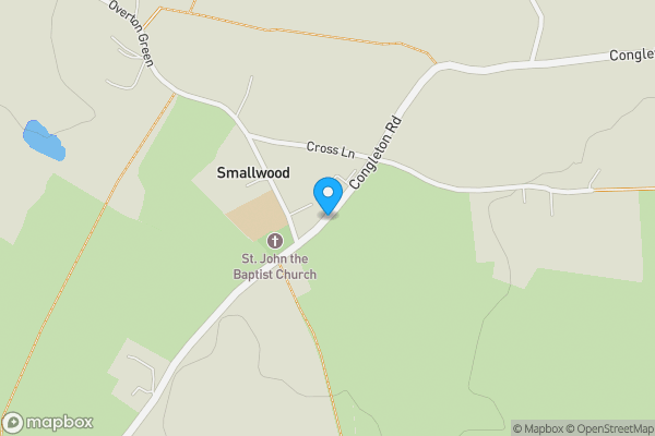 Map location for Congleton Road, SANDBACH, Cheshire, CW11 2YH