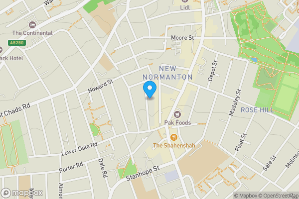 Map location for 52 Silver Hill Road, Derby, Derbyshire, DE23 6UJ