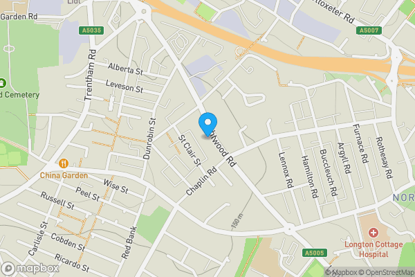 Map location for Derwent House, 206-208 Lightwood Road, Stoke-on-Trent, ST3 4JZ