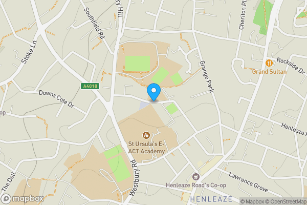 Map location for Land at, Grange Court Road, Westbury-on Trym, Bristol, BS9 4DR