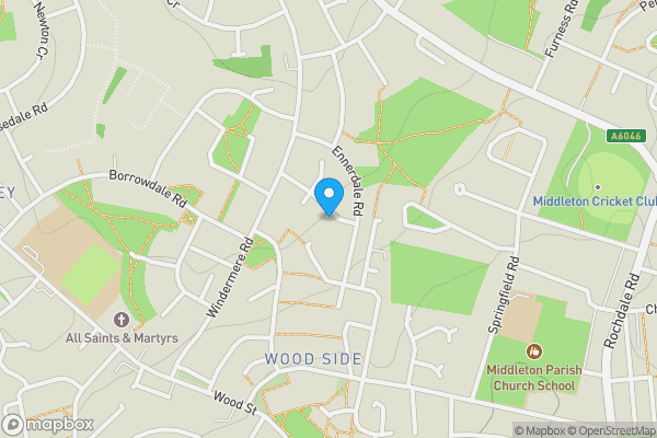 Map location for Building Plot adjacent to 38 Coniston Drive, Middleton, M24 5RH