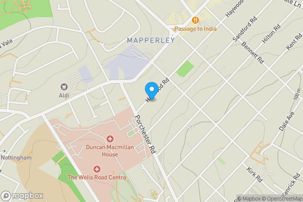 Map location for 20 Haywood Road, Mapperley, Nottingham, NG3 6AB