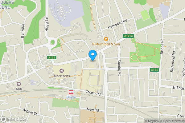 Map location for 34 Queensgate Centre, Orsett Road , Grays , rm17 5df