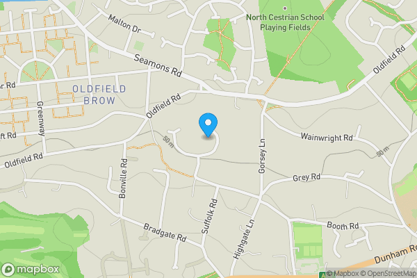 Map location for 5 Pennine Drive, Altrincham, Greater Manchester WA14 4NH