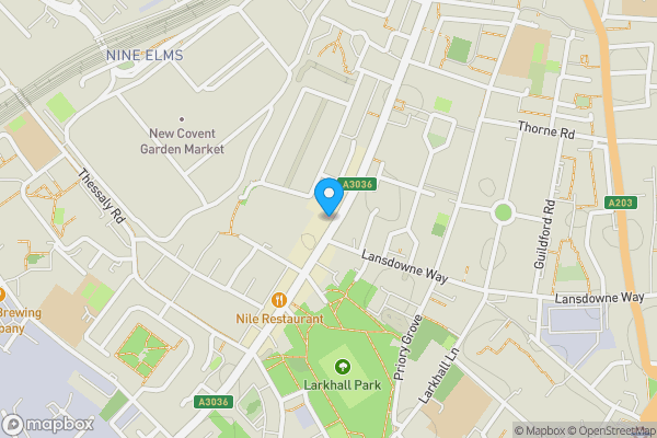 Map location for Unit 4 Cantilever Court, 202 Wandsworth Road, Battersea, London SW8 2JU