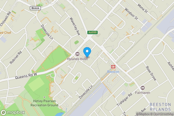 Map location for 17 Grove Street, Beeston, Nottingham NG9 1JL