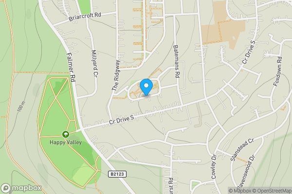 Map location for Garage at Connell Drive, Brighton, BN2 6RT