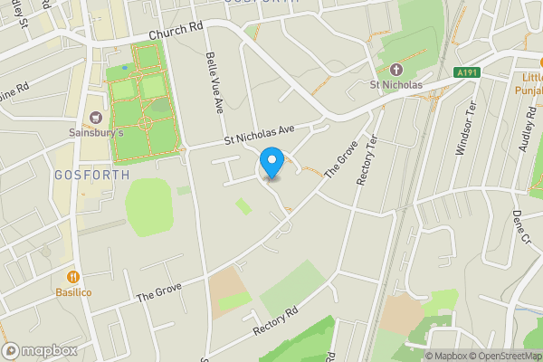 Map location for 11 Grove Park Oval Gosforth, Newcastle upon Tyne, Tyne and Wear, NE3 1EG