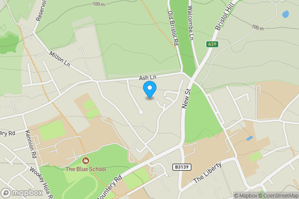 Map location for 60, Ash Close, Wells, BA5 2QR