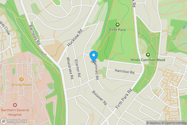 Map location for 69 Cammell Road, Sheffield, South Yorkshire S5 6UW