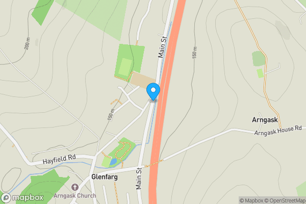 Map location for Glenfarg Hotel, Main Street, Glenfarg, Perth PH2 9NU