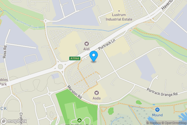 Map location for Portrack Lane, Stockton-on-tees, Cleveland, TS18 2LU