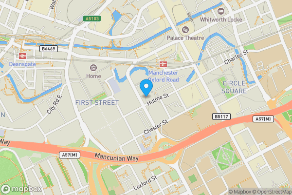 Map location for Unit SA6, Chorlton Mill, 3 Cambridge Street, Manchester, Greater Manchester M1 5BY