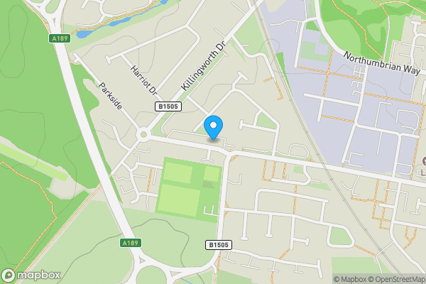 Map location for Park Terrace, NEWCASTLE UPON TYNE, Tyne and Wear, NE12 7EN