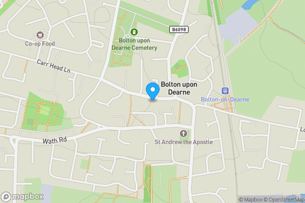 Map location for 29. Station Road Bolton-Upon-Dearne, Rotherham, South Yorkshire, S63 8AA