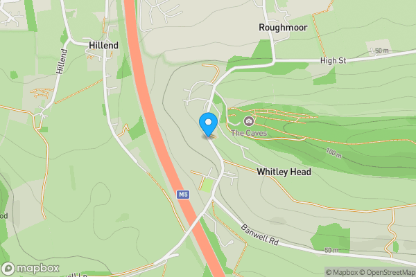 Map location for Whitley Head, Banwell, North Somerset, BS29