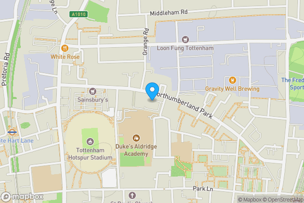 Map location for Flat 59 Trulock Court, Trulock Road, Tottenham, London, N17 0PE