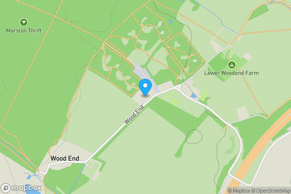 Map location for The Iron House, Wood End, Marston Moretaine, Bedford, MK43 0NZ