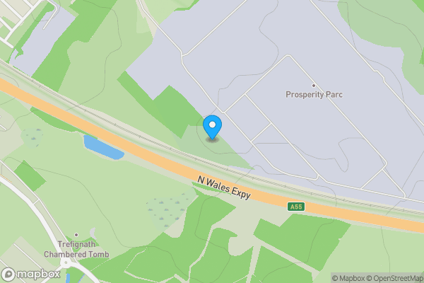 Map location for The London Road Old Peoples Welfare Club, Holyhead, Anglesey, LL65 2PB