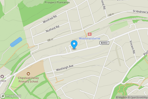 Map location for 404 Chipstead Valley Road, Coulsdon, Surrey, CR5 3BJ