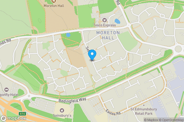 Map location for Sebert Road, Bury St. Edmunds, IP32 7EG