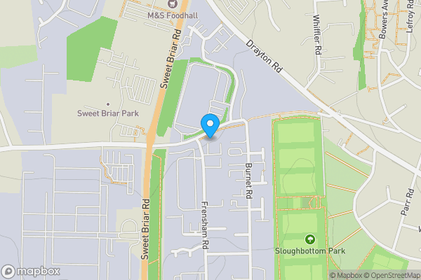 Map location for 1 Frensham Road, Sweet Briar Industrial Estate, Norwich, Norfolk NR3 2BT