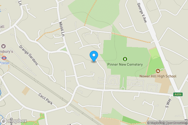 Map location for 47 Capel Gardens, Pinner, HA5 5RF