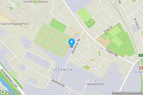 Map location for 20 Bessemer Road, Cardiff, CF11 8BA