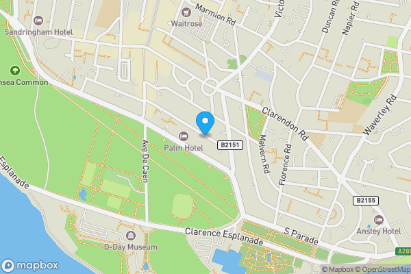 Map location for Auckland Road East, SOUTHSEA, Hampshire, PO5 2HD