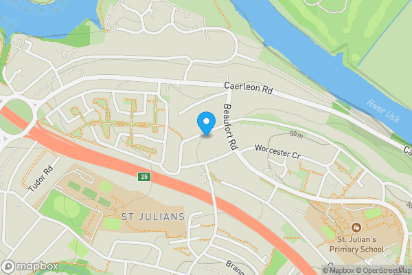 Map location for 11 Badminton Road, St Julians, Newport, NP19 7NH