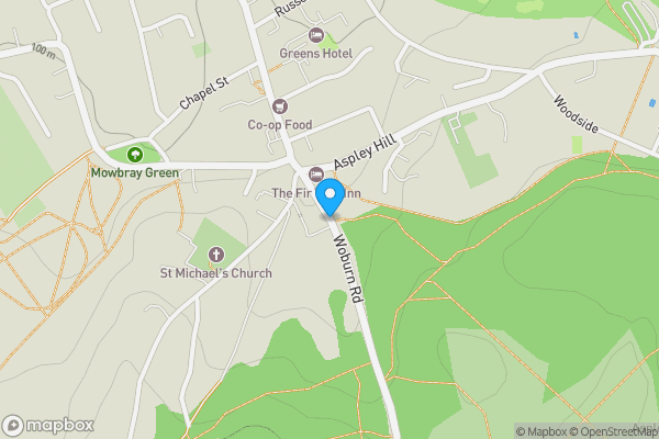 Map location for Woburn Road, Milton Keynes, Buckinghamshire, MK17 8PA