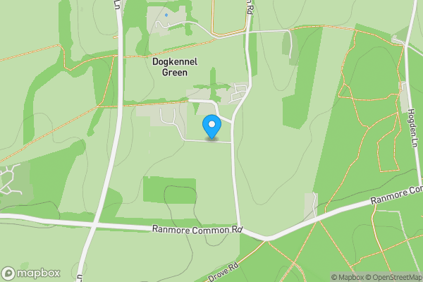 Map location for Land to the west of Limekiln Farm, Ranmore Common, Dorking, Surrey RH5 6SS