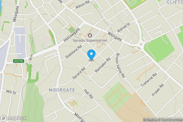 Map location for Gerard Road, ROTHERHAM, South Yorkshire, S60 2PP