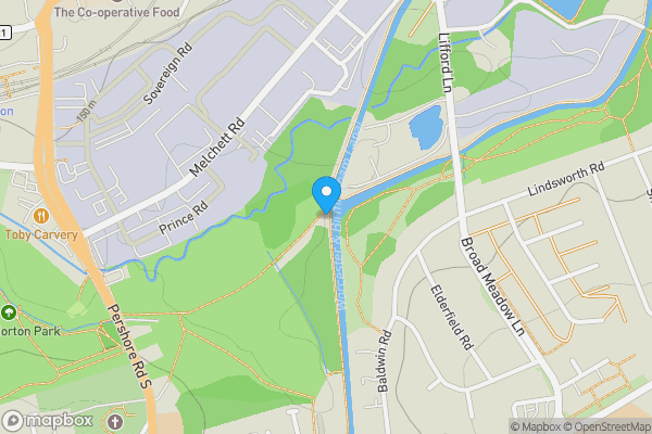 Map location for Junction House, Lifford Lane, Kings Norton, Birmingham, West Midlands, B30 3LL