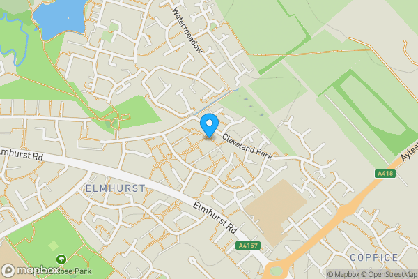 Map location for Arundel Green, Aylesbury, Buckinghamshire, HP20 2BL