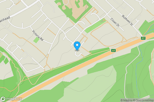 Map location for Development plot Broadwood View, Auchterarder, PH3  1GA