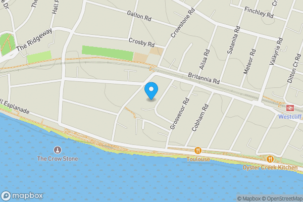 Map location for 27 Whitefriars Crescent, Westcliff-on-Sea, Essex, SS0 8EX