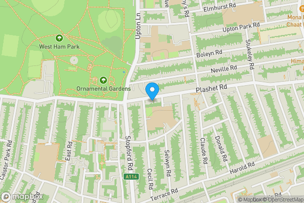 Map location for 28a Plashet Road, London, Newham, E13 0PU