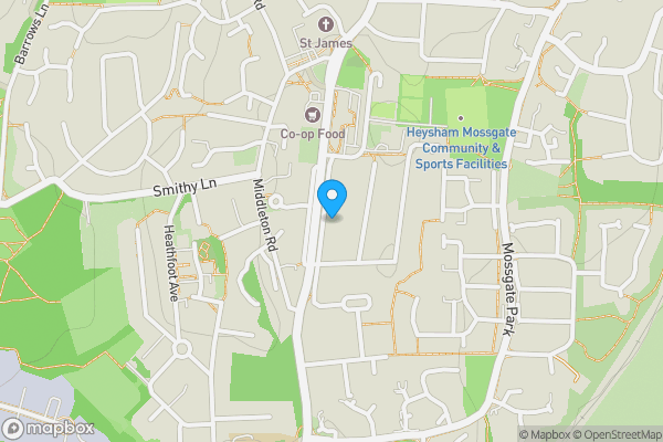 Map location for 11 Yewdale Avenue, Heysham, Morecambe, Lancashire, LA3 2LR