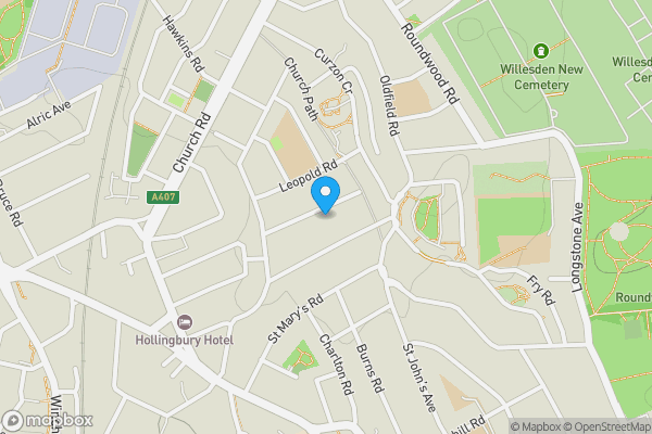 Map location for 37 Redfern Road, Harlesden, London NW10 9LA