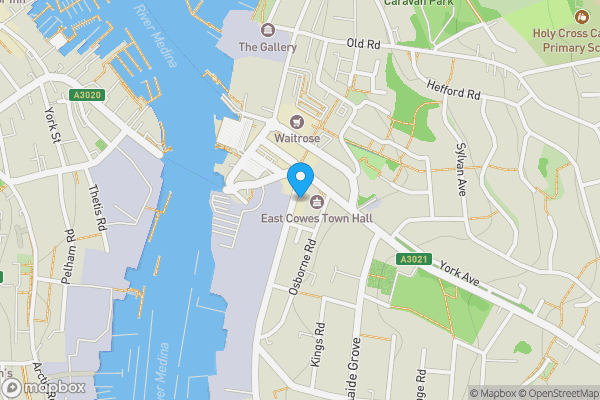 Map location for East Cowes Conservative Club, 11 Clarence Road, East Cowes, PO32 6EP