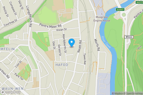 Map location for 15 Graham Street, Swansea, West Glamorgan, SA1 2NB