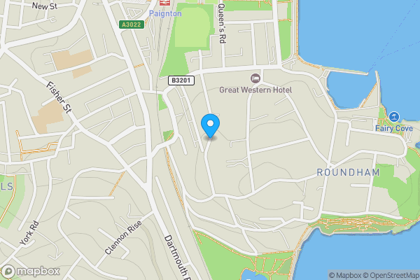 Map location for St. Andrews Road, PAIGNTON, Devon, TQ4 6HA