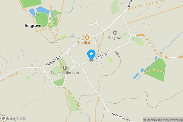 Map location for 1 Little Street , Sulgrave , Banbury, OX17 2SG