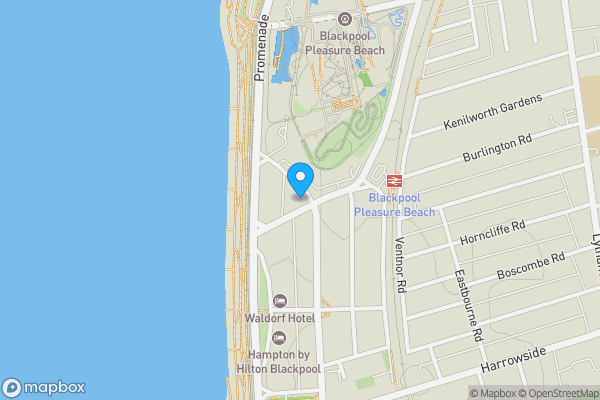Map location for Delton Hotel, 6, Blackpool, Lancashire, FY4 1NE