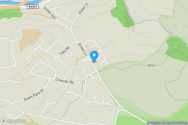 Map location for 56 Cox Tor Road, Tavistock, PL19 9JG